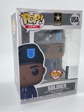 Funko Pop! U.S. Army Soldier Vinyl Figure #USA Damaged Box